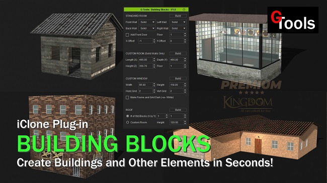 iclone建筑插件Building Blocks