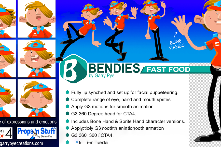 CTA快餐员服务员The Bendies – Fast Food